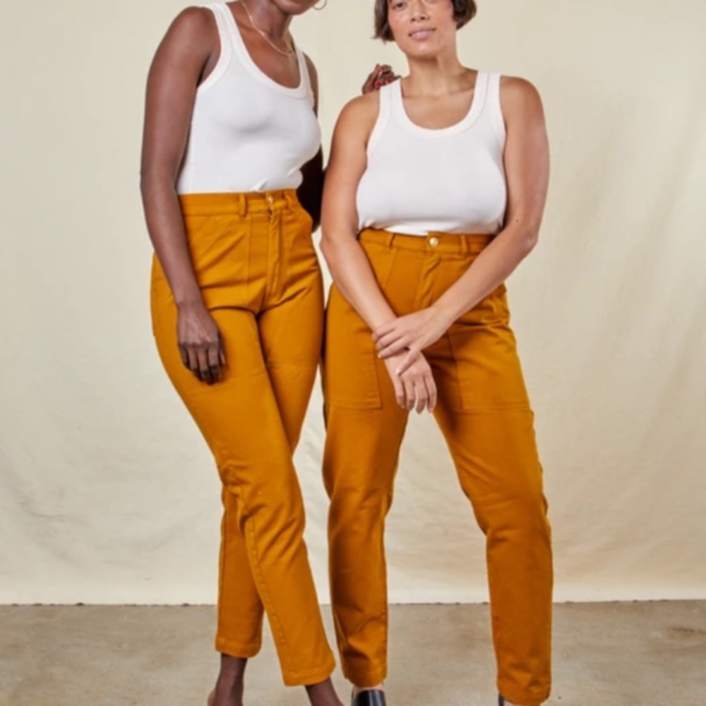 Big Bud Press Spicy Mustard Pencil Pants